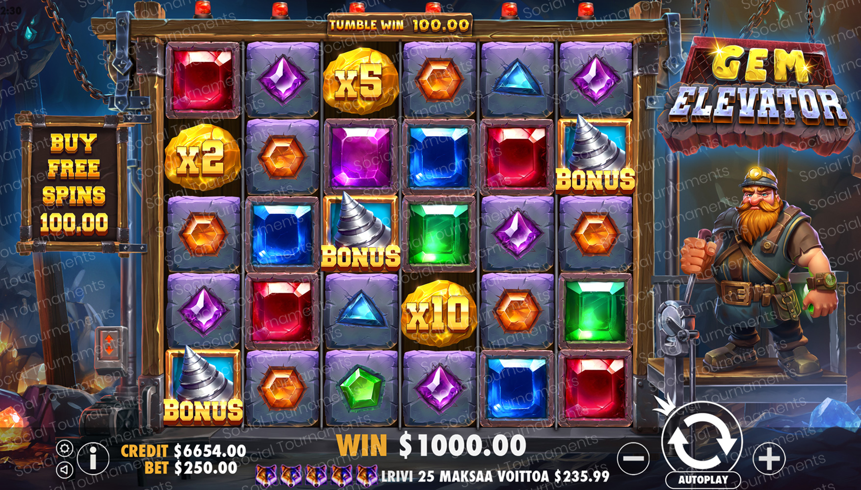 Gem Elevator Game Image #1